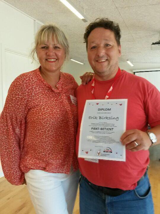 Erik Birksing udnævnt som Pant-Betjent ifm RaceRunning Camp & International Cup 2019